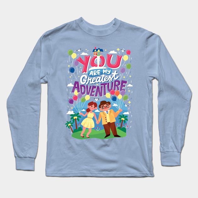 Greatest Adventure Long Sleeve T-Shirt by risarodil